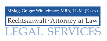 Logo Rechtsanwaltskanzlei MMag. Gregor Winkelmayr, MBA LL.M